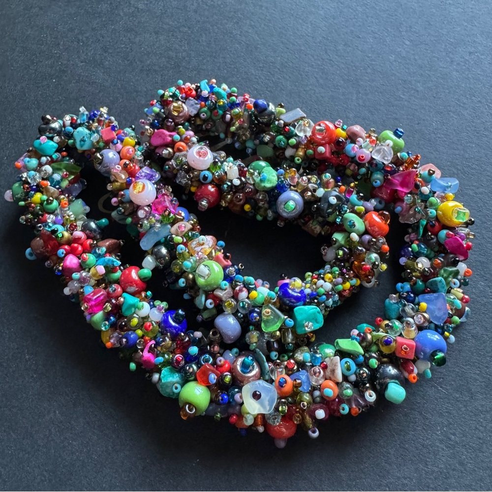 🌱 Multi-color seed necklace - Picture 2 of 6